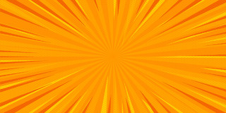 橙色简约扁平发射放射点状卡通爆炸展板背景卡通纹理背景
